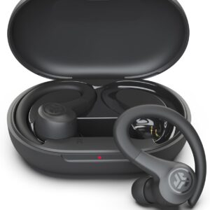 JLab Go Sport+ Wireless Workout Earbuds Featuring C3 Clear Calling, Secure Earhook Sport Design, 35+ Hour Bluetooth Playtime, and 3 EQ Sound Settings (Graphite)